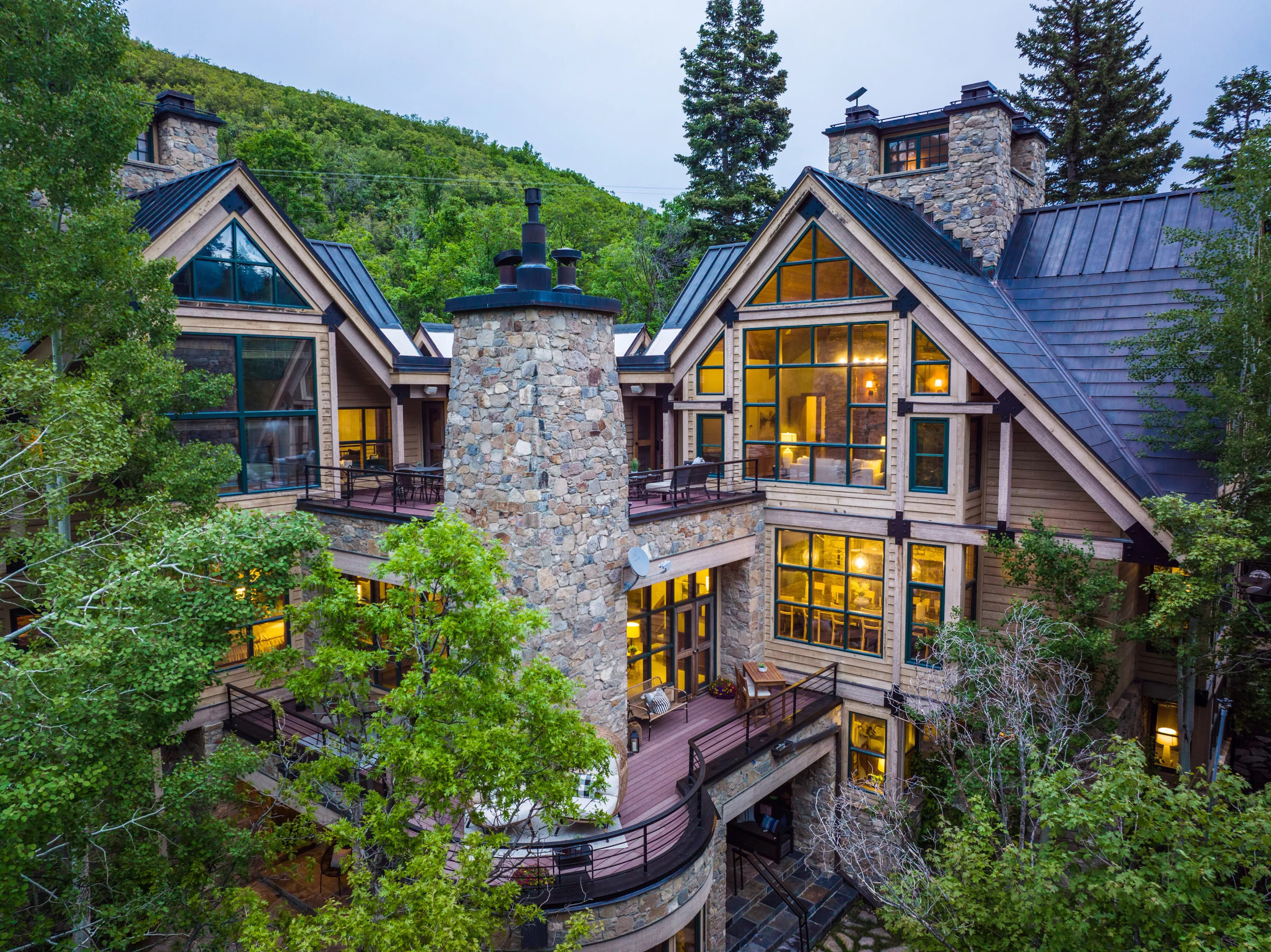Outside